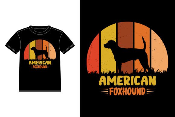 American Foxhound Graphics for T-Shirt Designs