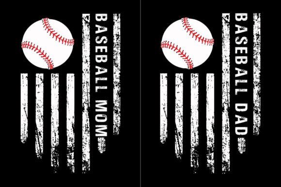Baseball Mom and Dad Design: Graphics for T-Shirt Designs