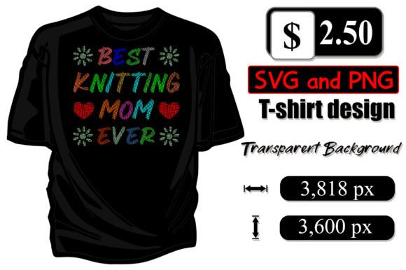 Best Knitting Mom Ever: Graphics & Print Templates
