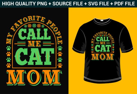 Cat Mom Graphics: A Seller's Review for T-Shirt Designs