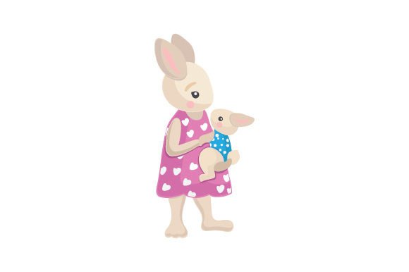 Cute Bunny Mom: Crafts for Mother S Day Branding