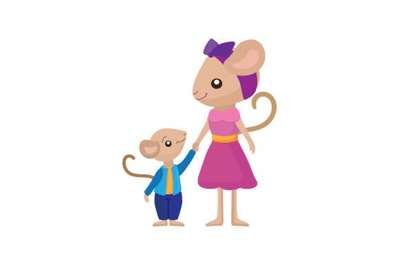 Cute Mouse Mom: Perfect for Mother S Day Crafts