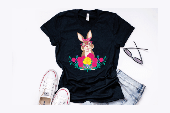 Glasses Bunny Mom: Fresh Graphics for T-Shirt Designs