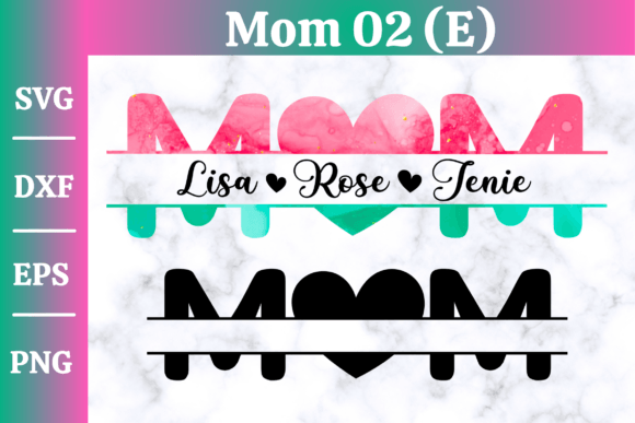 Mothers Day Svg Mom Monogram: Graphics & Illustrations