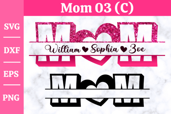 Mothers Day Svg Mom Monogram: Graphics & Illustrations
