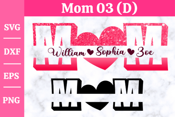 Mothers Day Svg Mom Monogram: Premium Graphics