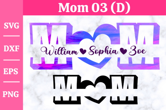 Mothers Day Svg Mom Monogram: Premium Graphics & Illustrations
