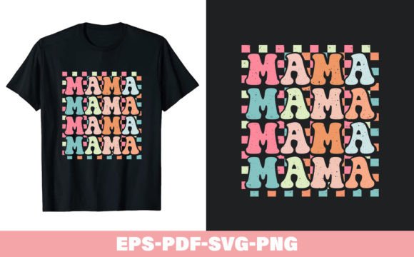 Retro Mama PNG: Groovy Graphics for T-Shirt Designs