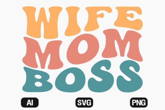 Retro Wavy Graphics for Modern T-Shirt Designs