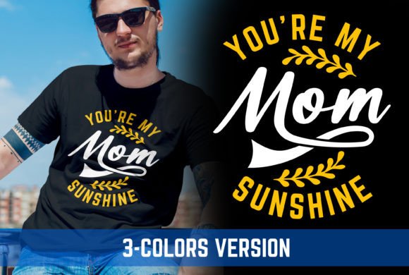 V1 Mom Sunshine: Graphics & T-Shirt Designs
